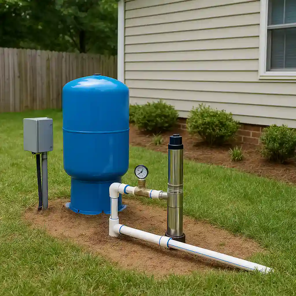 installation for well pump raleigh