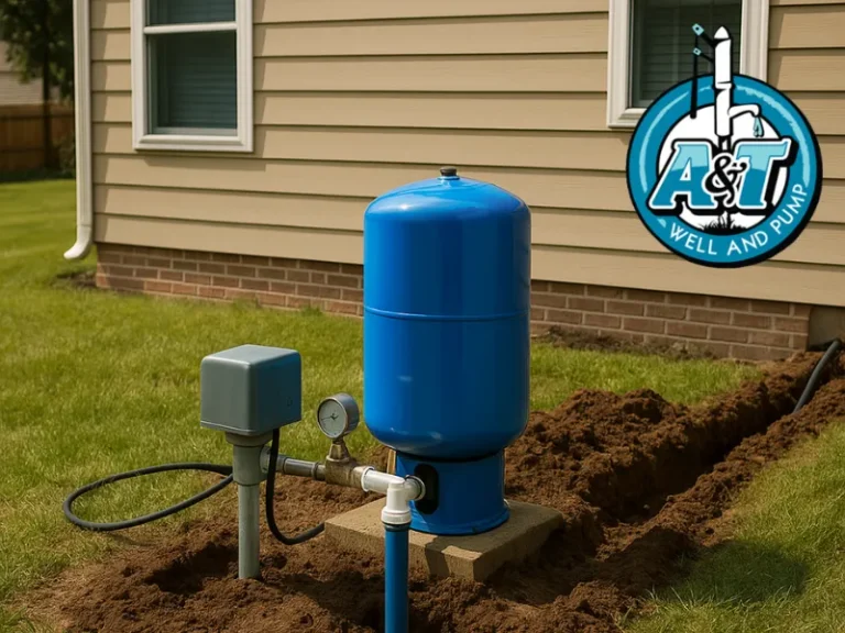 well pump installation with customized system design