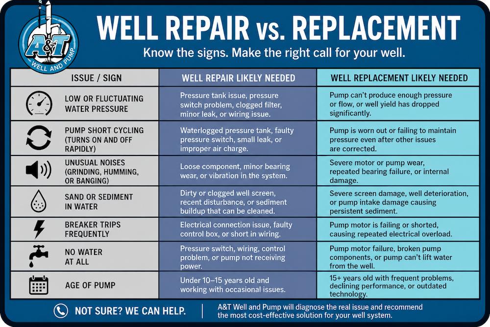 raleigh well pump maintenance